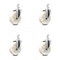 Service Caster 5 Inch Nylon Wheel Swivel 3/4 Inch Square Stem Caster Set SCC-SQ20S514-NYS-34-4 - alternate 1
